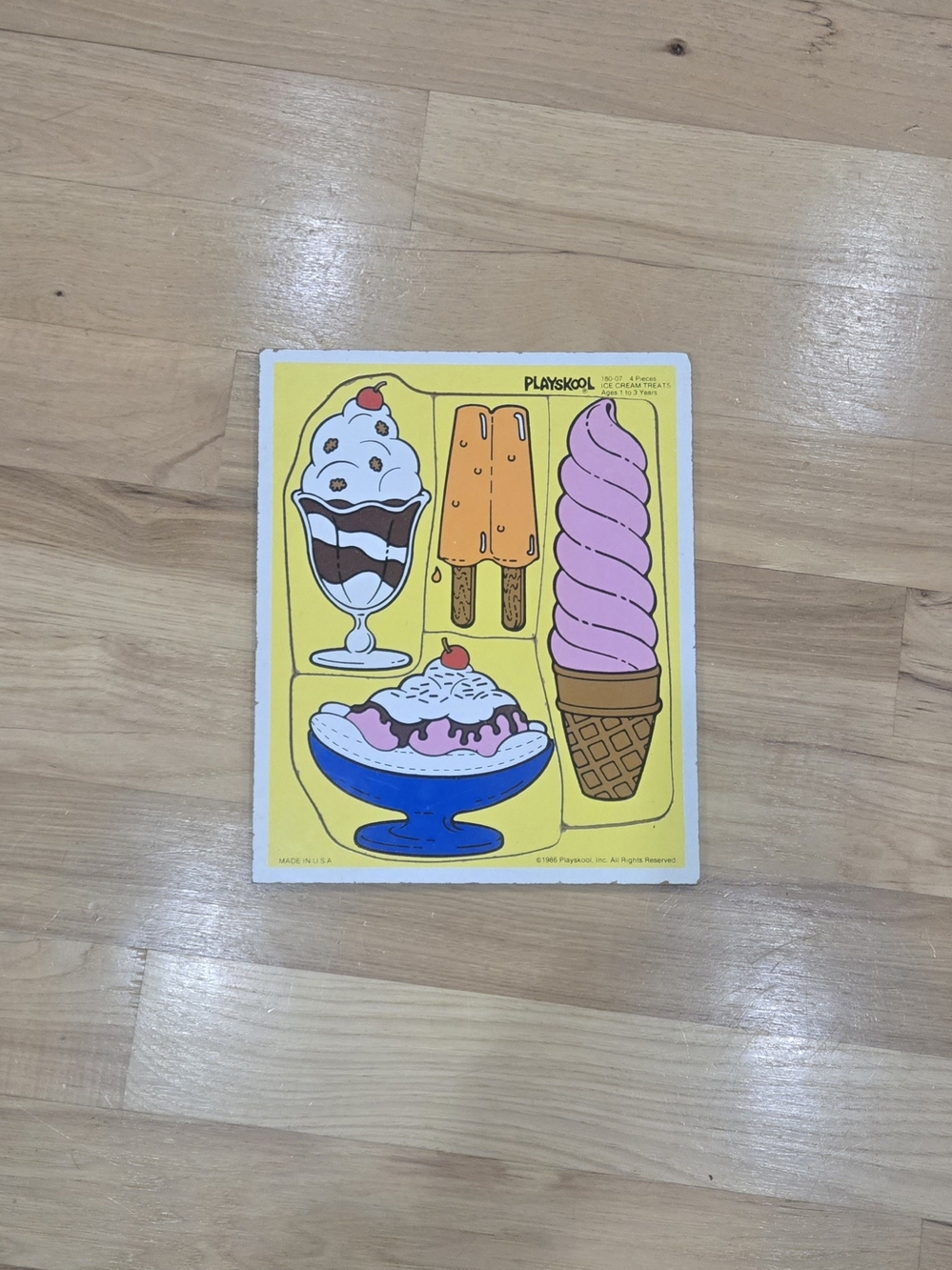 Playskool Kids Ice Cream Puzzle